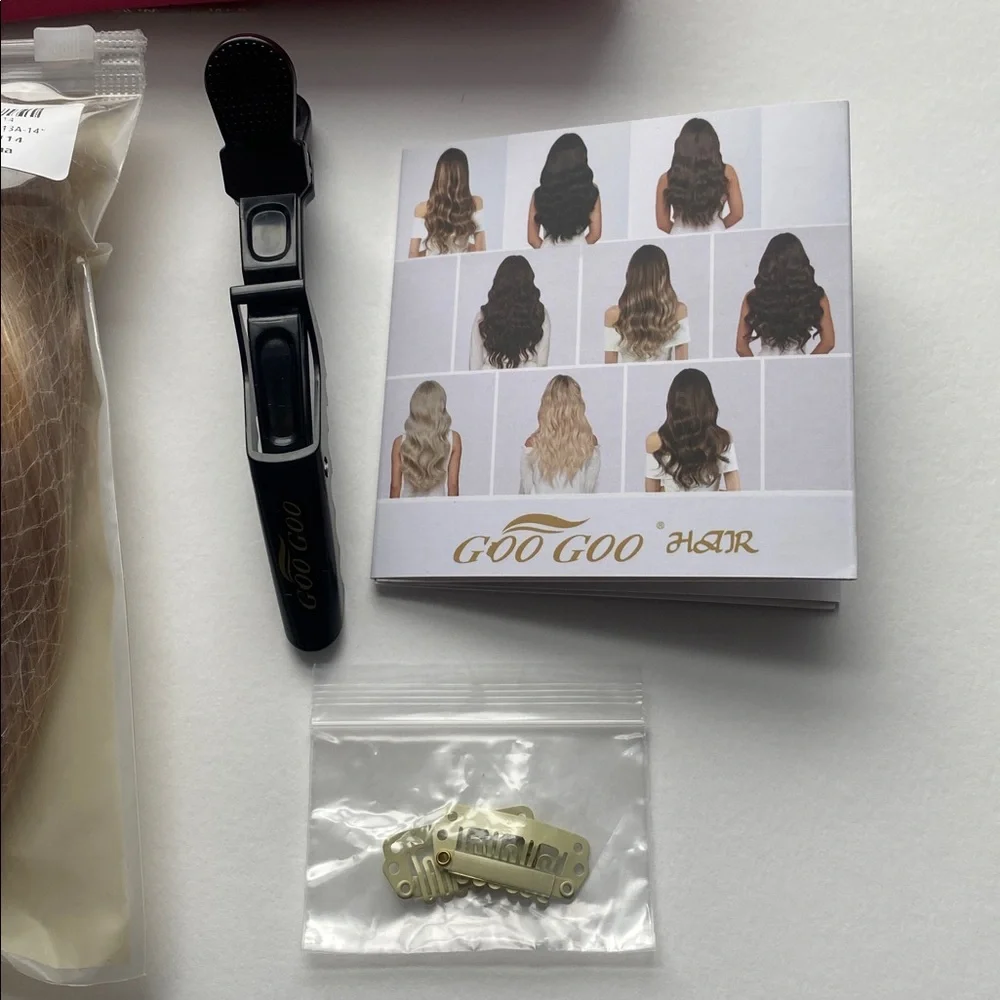 Seamless Clip-In Remy Extensions 100% Human Hair 130g 9Pc Full Head P18A/613 14”